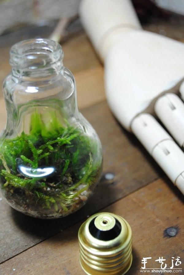 Handmade DIY old-fashioned light bulb ecological bottle