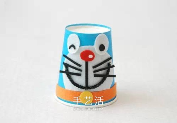 Creative paper cup handmade pictures, use paper cups to make cute little animals