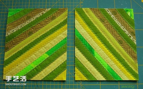 Beautiful patchwork leaf coaster DIY patchwork leaf pattern coaster