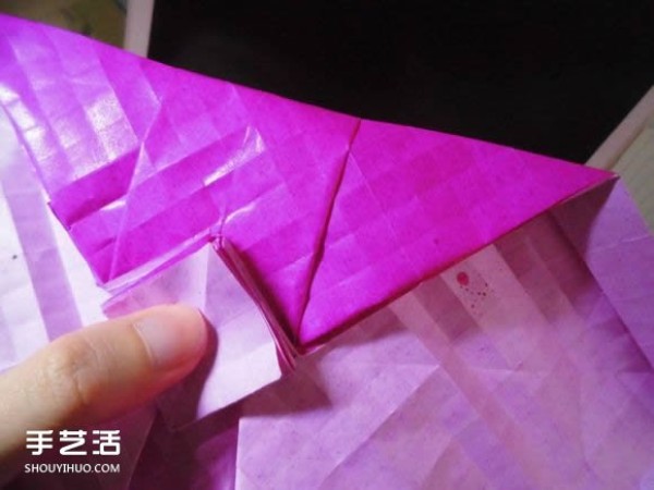 Die Lianhua Love Origami Illustration of Creative Love Origami Step by Step