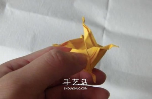 Tutorial on how to fold pearlescent conch, step by step diagram of origami conch