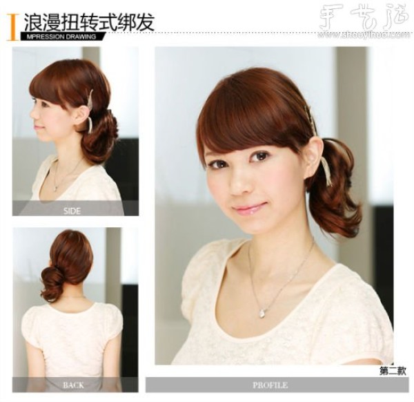 Romantic Twist Hairstyle Design