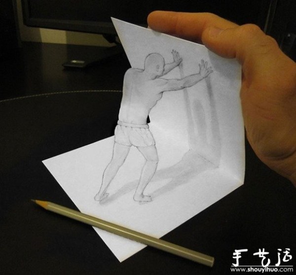 Alessandro Diddi three-dimensional pencil drawing