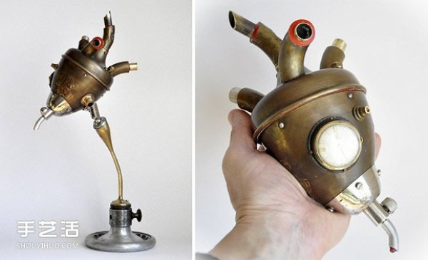 Tin trash can be turned into steampunk animals and cool gadgets can be turned into treasure