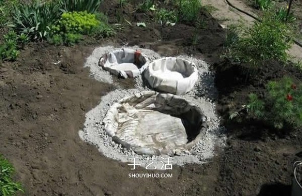 Use DIY ponds from tire waste to make ponds from waste tires