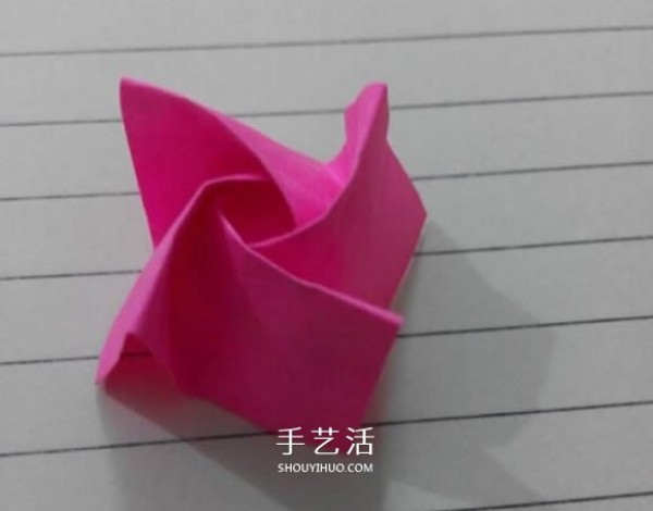 The simplest way to fold paper roses, how to fold simple and beautiful roses