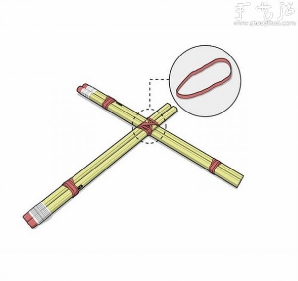 How to make a toy crossbow that shoots rubber by hand