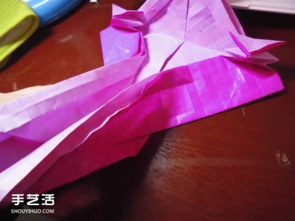 Die Lianhua Love Origami Illustration of Creative Love Origami Step by Step