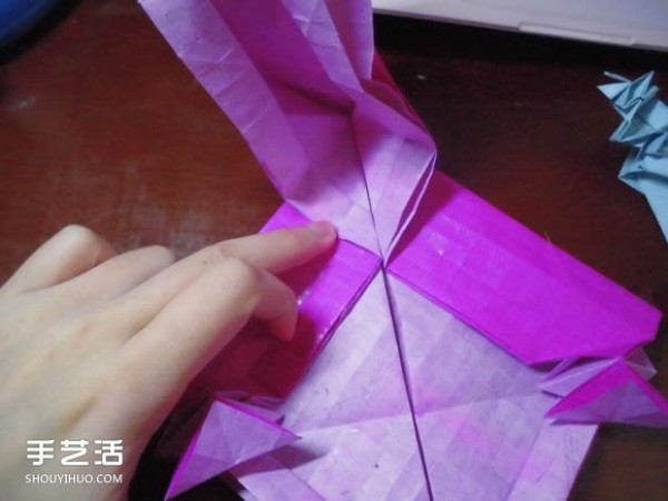 Die Lianhua Love Origami Illustration of Creative Love Origami Step by Step