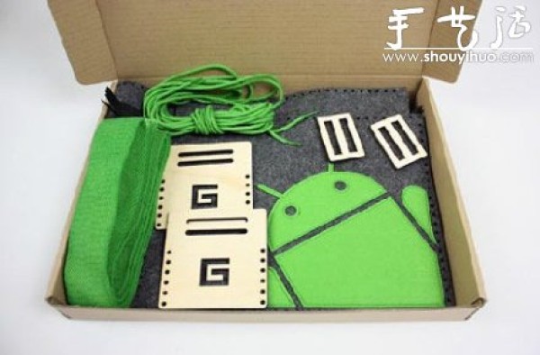 DIY Android Icon Felt Shoulder Bag