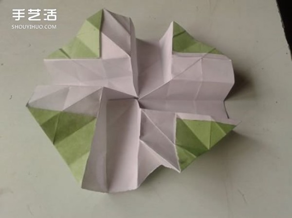 Kawasaki Rose Folding Illustration and Detailed Kawasaki Rose Origami Step-by-Step Tutorial