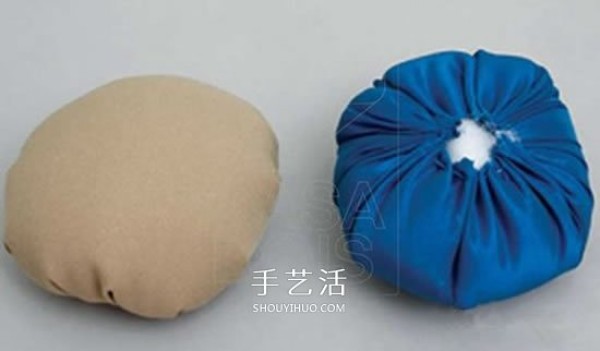 DIY non-woven flower cushion, how to make your own fabric flower cushion