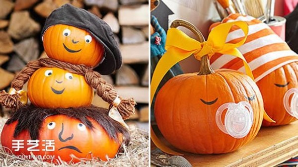 How to make Halloween pumpkin lanterns with pictures and DIY Halloween pumpkin heads