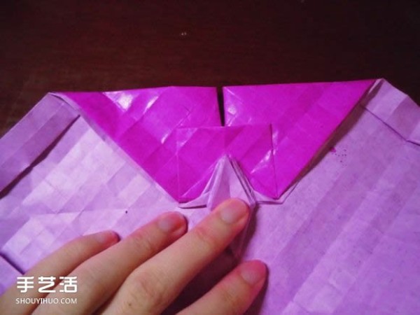 Die Lianhua Love Origami Illustration of Creative Love Origami Step by Step