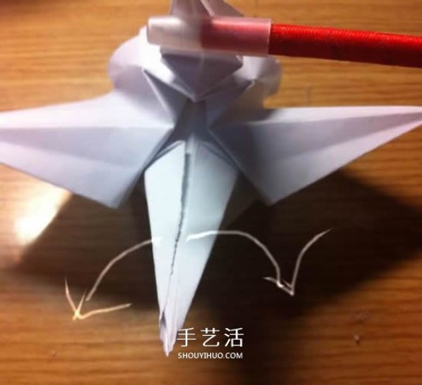 How to fold a thousand paper crane storage box into origami into a thousand paper crane storage box