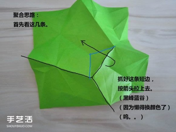 Complex Origami Elephant Steps Illustration Provides CP Pictures and Real Shot Tutorials