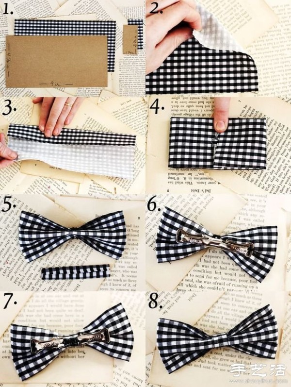 Handmade bow tie tutorial, how to make a baby bow tie