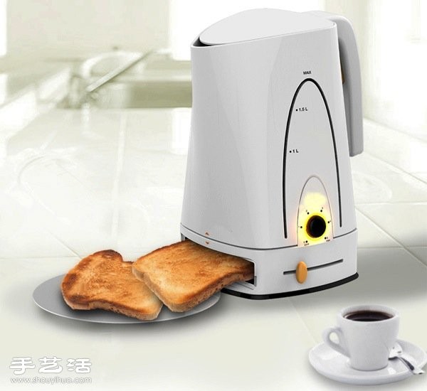 Coffee and toast are fragrant at the same time, a two-in-one breakfast machine! 