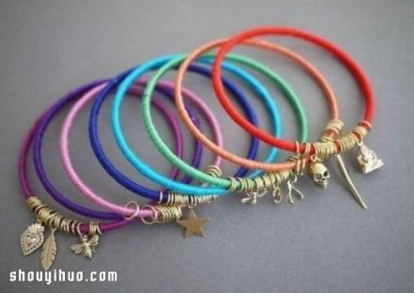 A very simple DIY handmade tutorial for a beautiful ethnic style bracelet