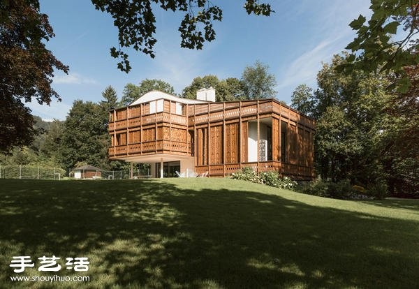 Beautiful Chinese-style private villa decoration design in the Austrian countryside