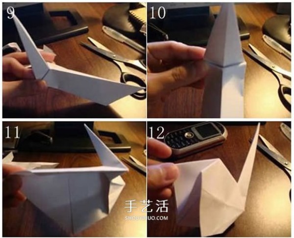 Jailbreak Paper Crane Illustrated Tutorial Handmade Origami Jailbreak Thousand Paper Cranes