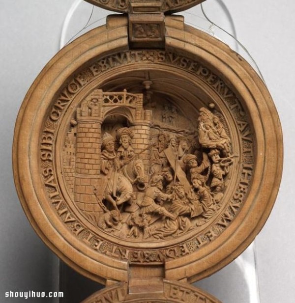 Prayer Nut 16th century European luxury version of wood carving rosary