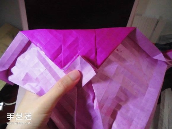 Die Lianhua Love Origami Illustration of Creative Love Origami Step by Step