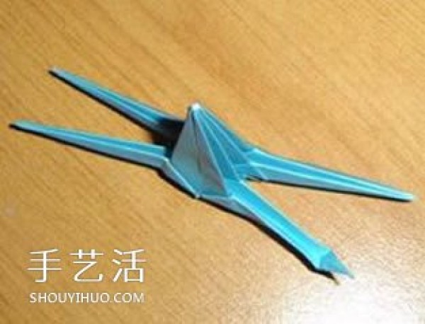 X-Wing Fighter Origami How to Fold X-Wing Fighter Illustration