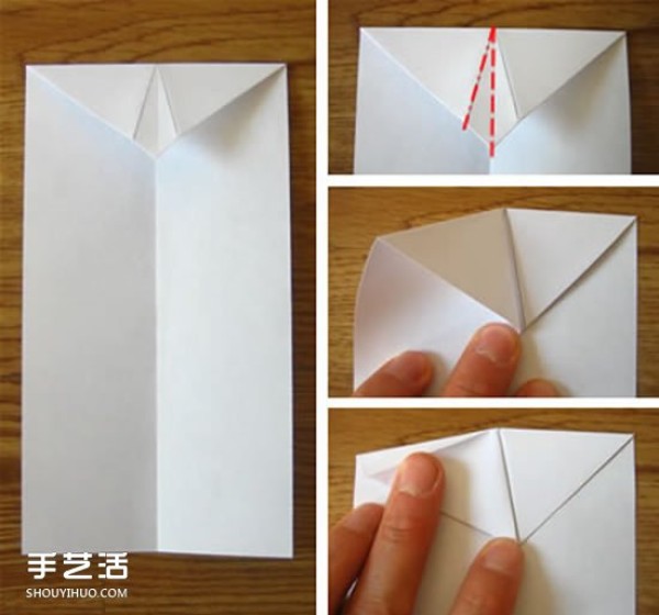 Illustrated tutorial for U.S. dollar origami short-sleeved T-shirt comes with a cute little tie