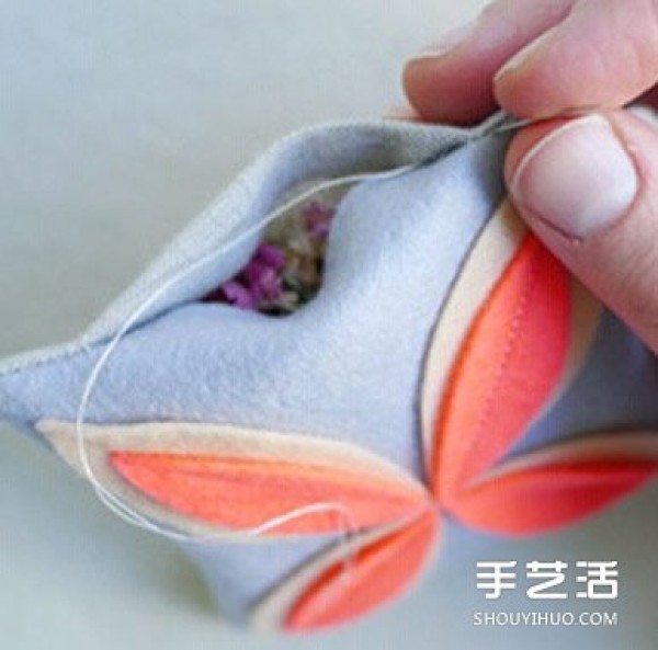 How to make non-woven sachets and illustrate how to make handmade sachets by DIY