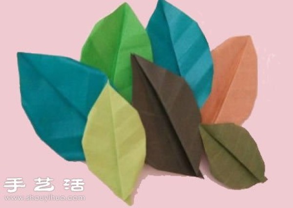 How to Origami Leaves, Illustrated Tutorial on Origami