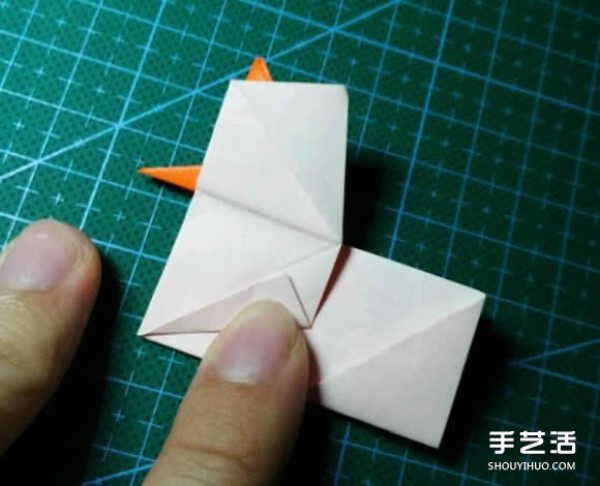 How to make an origami kingfisher with detailed instructions on how to fold a kingfisher