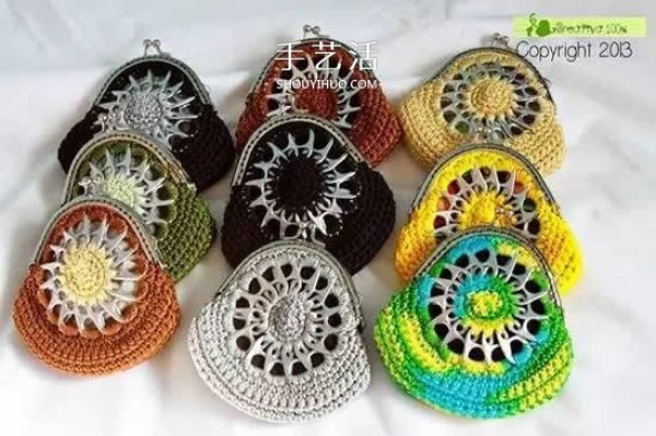 Can pull tabs can be used like this! Exquisitely woven coasters and bags