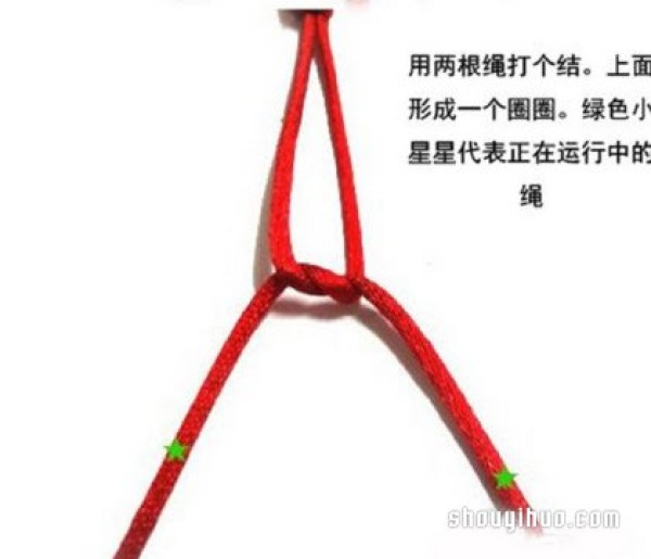 Caijing Knot Bracelet Knitting Illustration and Steps of Knitting Red Rope Bracelet with Caijing Knot