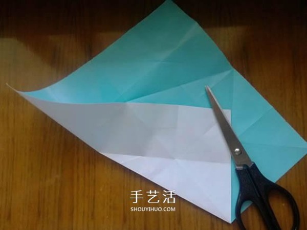 How to fold an eight-petal chrysanthemum and illustrate the 3D chrysanthemum origami tutorial for the Double Ninth Festival