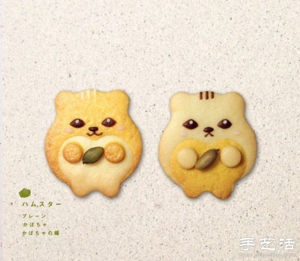 Cute cartoon animal cookies from Japans Hen-teco dessert shop