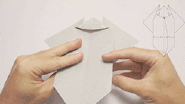 9 dynamic pictures teach you how to fold origami Totoro