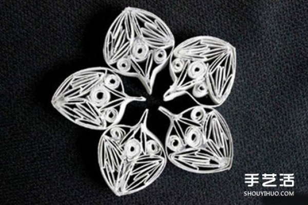 How to make snowflakes from creative rolling paper cores and make snowflakes from rolling paper cores