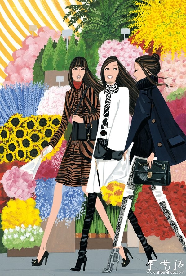 Spanish Jordi Labanda illustration design——VOGUE JAPAN