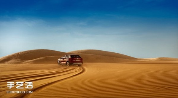 The car world at 1:43! Miniature photographer creates Audi desert ad