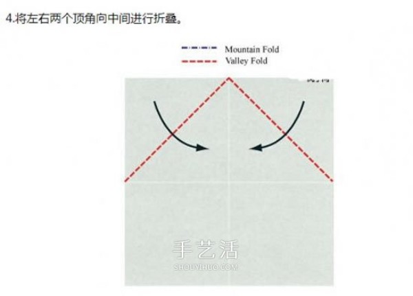 Tutorial on how to fold a panda head using the origami method of a handmade panda face