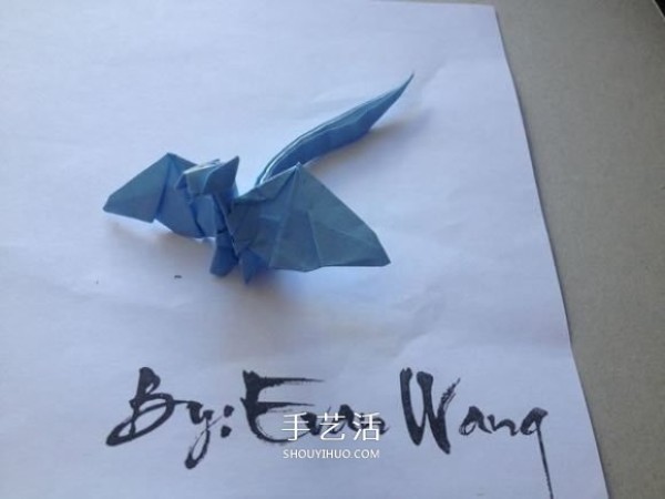 How to fold origami pterosaurs, origami pterosaurs with illustrated tutorials