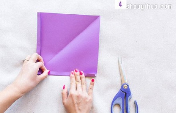 Simple origami three-dimensional triangle DIY geometric shape background wall