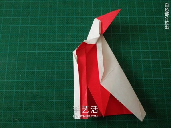 Illustrated tutorial on how to fold the Christmas crane How to fold the Christmas crane