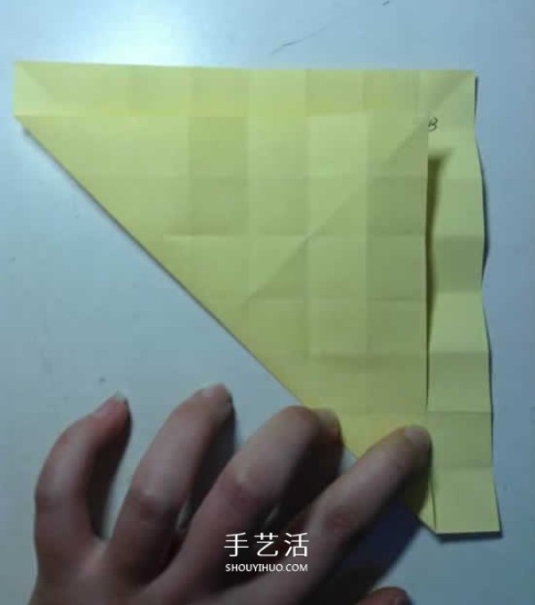 The original folding method of Weiwei Rose, detailed origami rose process steps