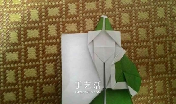 Santa Claus Origami Steps Illustrated How to Fold Paper Santa Claus