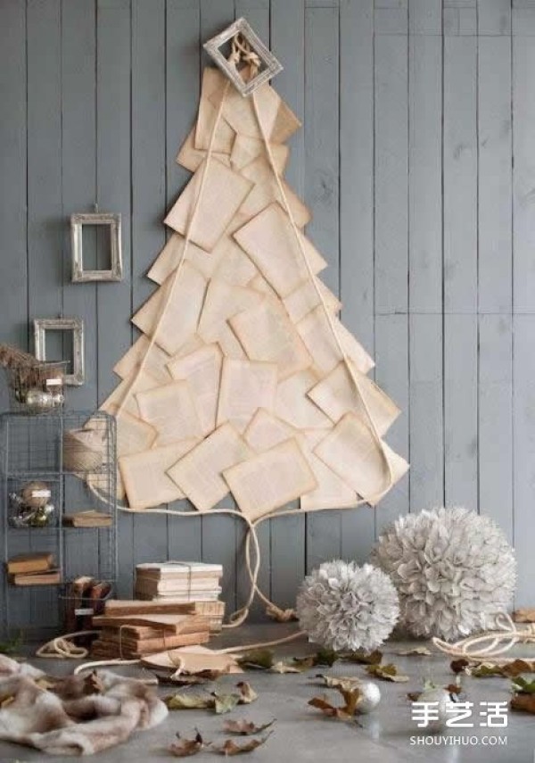 Creative Christmas tree DIY, you can also imitate the decoration during the Spring Festival