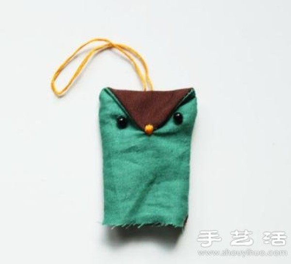 Cute fabric owl pendant/handmade ornaments tutorial