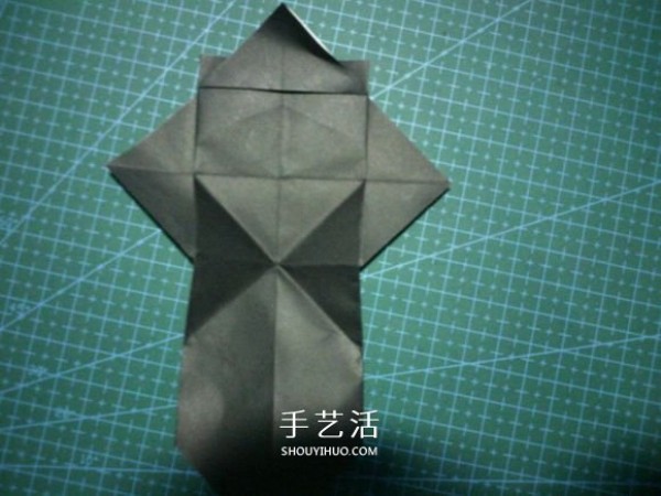 Fold a national treasure and come out! Illustration of the origami method of the cute giant panda