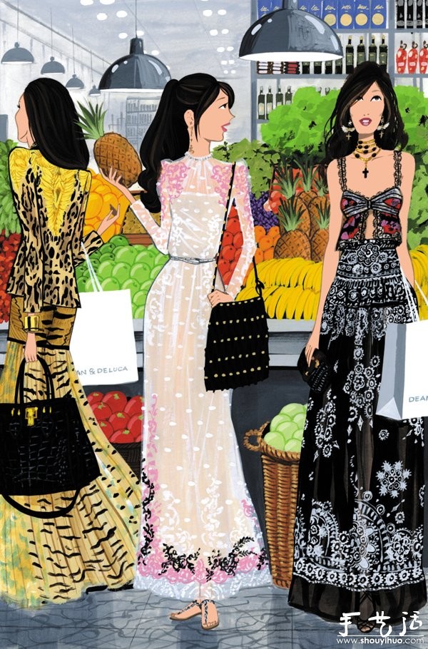 Spanish Jordi Labanda illustration design——VOGUE JAPAN